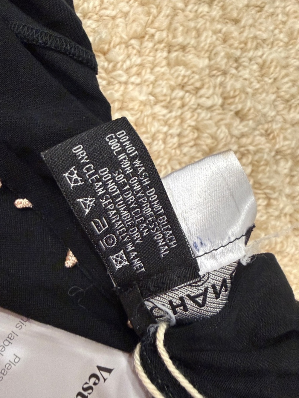 CHANEL Black Logo-Trim Tank Top with Star Accents - Picture 7 of 8